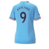 Manchester City Erling Haaland #9 Fotballklær Hjemmedrakt Dame 2022-23 Kortermet